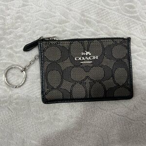 Coach coin key chain